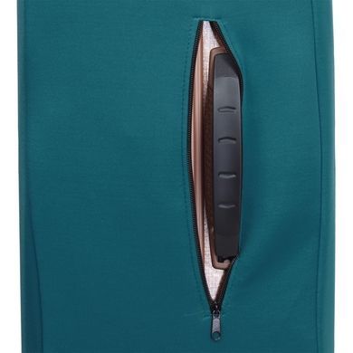 Protective cover for a large suitcase made of neoprene L 8001-38 Dark turquoise