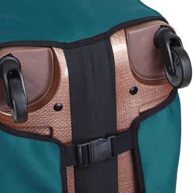 Protective cover for a large suitcase made of neoprene L 8001-38 Dark turquoise
