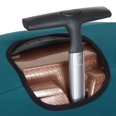 Protective cover for a large suitcase made of neoprene L 8001-38 Dark turquoise