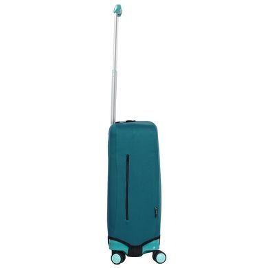 Protective cover for a small suitcase made of neoprene S 8003-38 Dark turquoise