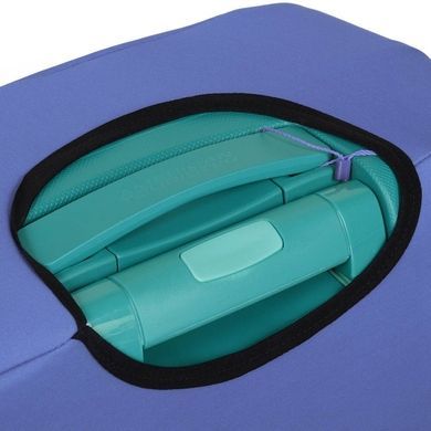 Protective cover for a small suitcase made of neoprene S 8003-33 Mother-of-pearl jeans