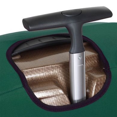 Protective cover for a large suitcase made of neoprene L 8001-32 dark green
