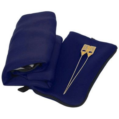 Protective cover for a small suitcase made of neoprene S 8003-4 Dark blue